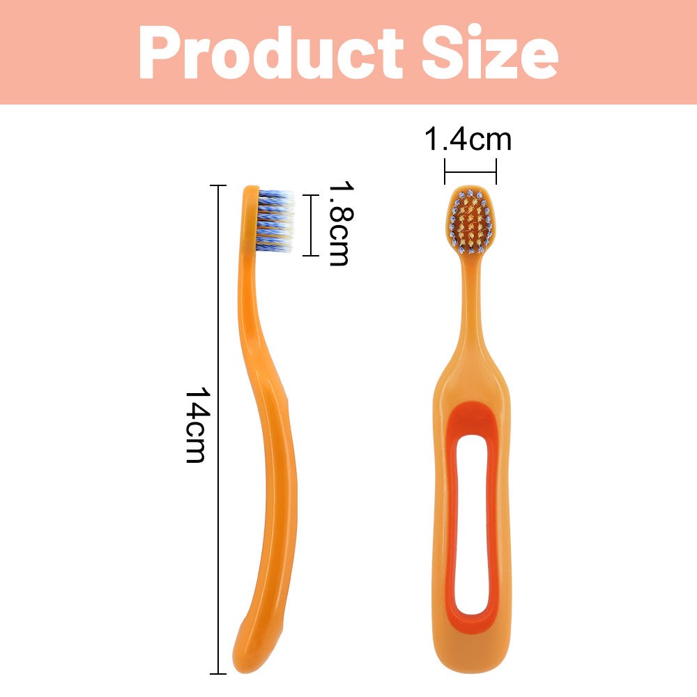 3-6 Years Children's Soft Nylon Bristles Plastic Toothbrush Milk Teeth Replacement Baby Kids Boys Girls Oral Care Home