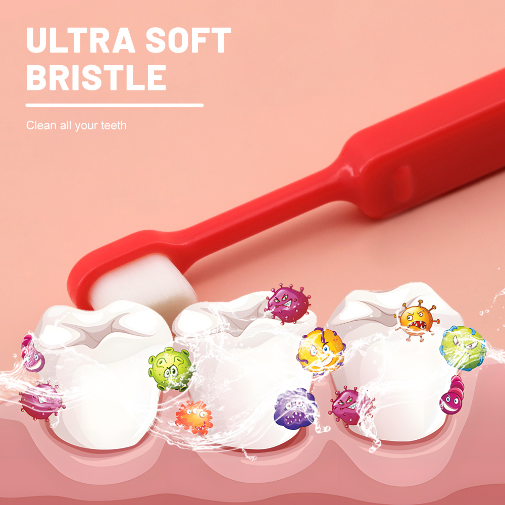 Oral Care High Quality Cartoon Fashion Small Soft Nano Kids Toothbrush for Home Use