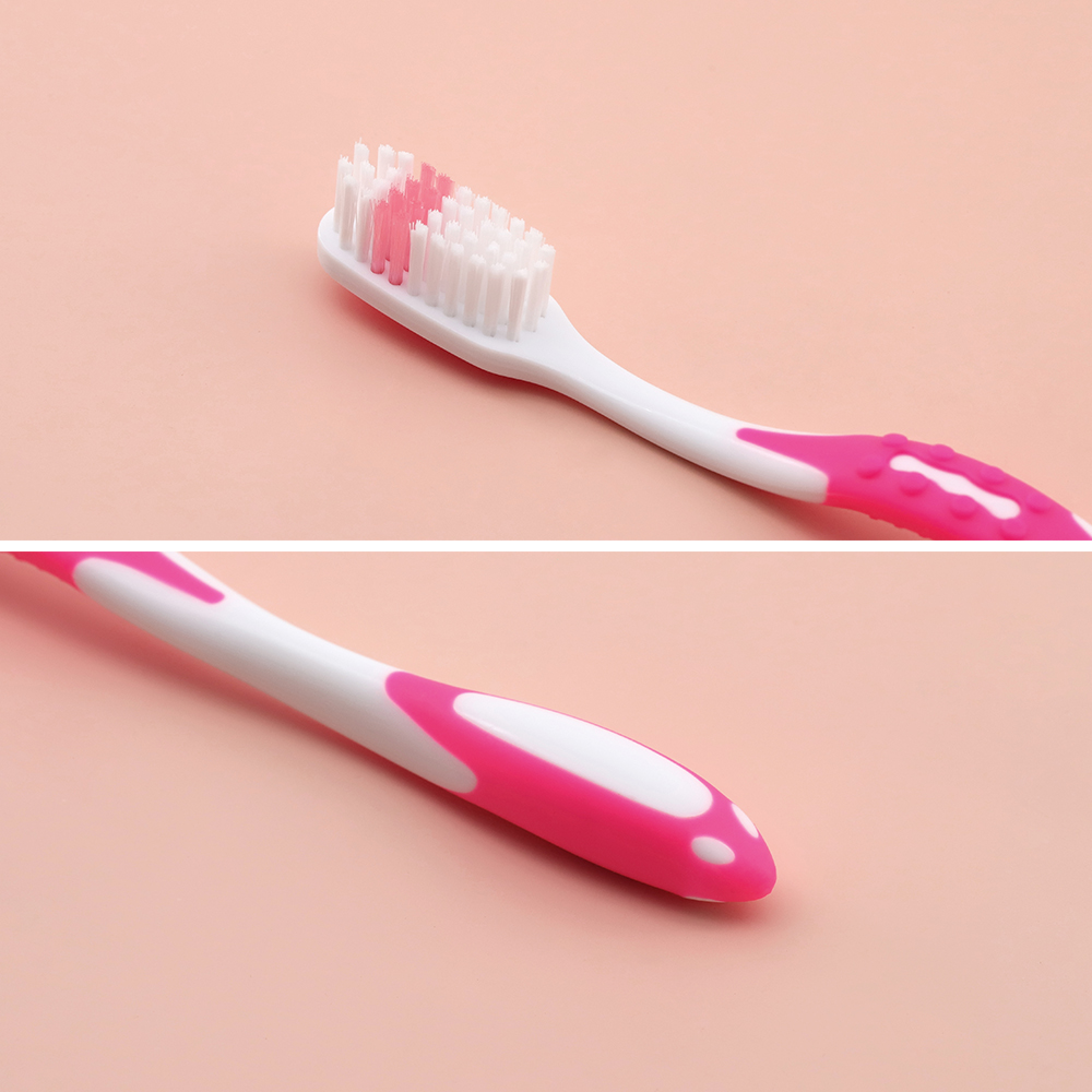Custom Blister Plastic Manual Toothbrush with Soft Nylon Bristles for Home Use