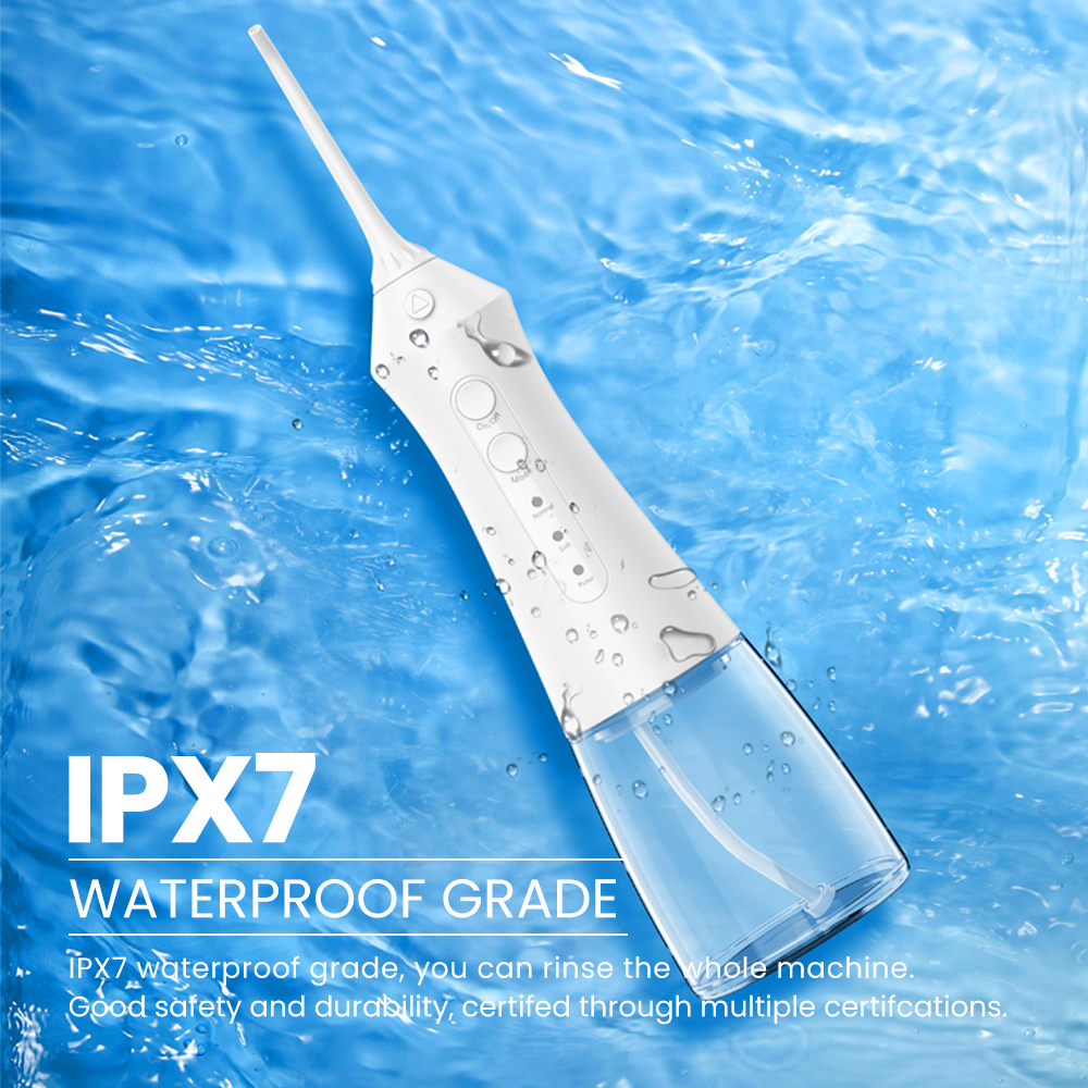 IPX7 Waterproof Grade water flosser