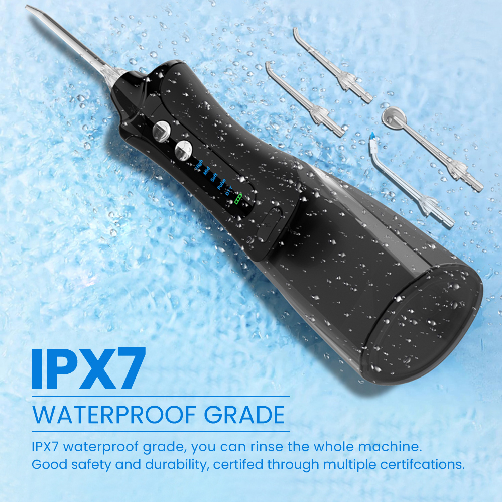 Oral Care Irrigator Professional Dental Waterproof Water Spray Dental Flosser Cleaning Device Water Flosser