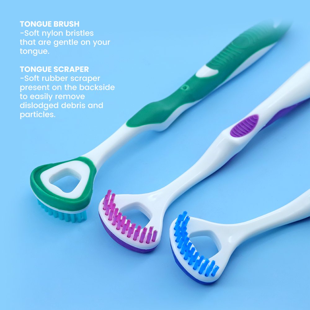 soft and gentle tongue cleaner for daily use