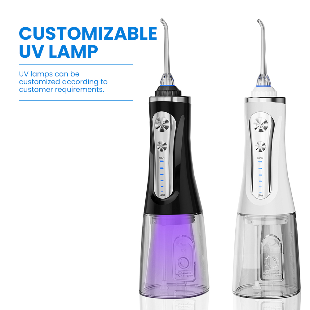 Portable USB Rechargeable Water Flosser IPX7 Waterproof for Oral Irrigator for Home Travel 5 Modes for Gum Care