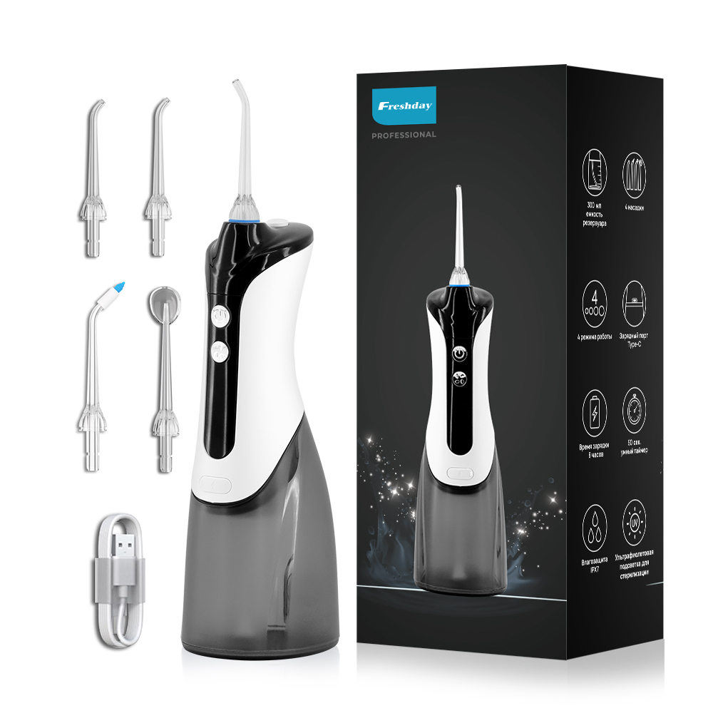 Oral Care Irrigator Professional Dental Waterproof Water Spray Dental Flosser Cleaning Device Water Flosser