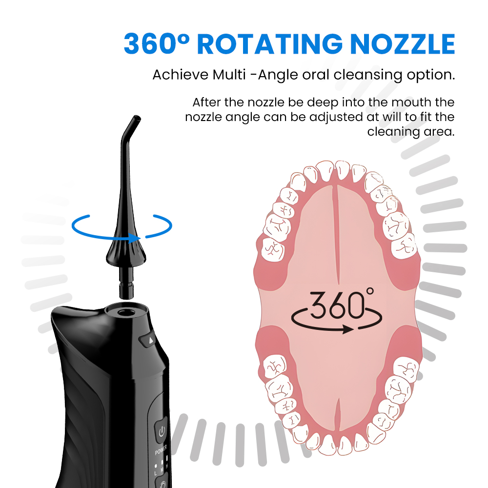 Advanced Cordless Water Flosser with High-Frequency Pulsation | OEM Dental Irrigator