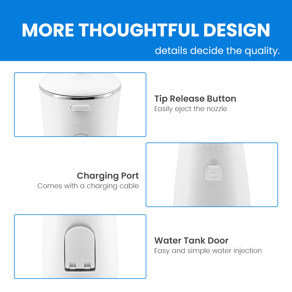 Wholesale Portable Oral Irrigator Manufacturer Professional 320ml Water Flosser OEM/ODM Available