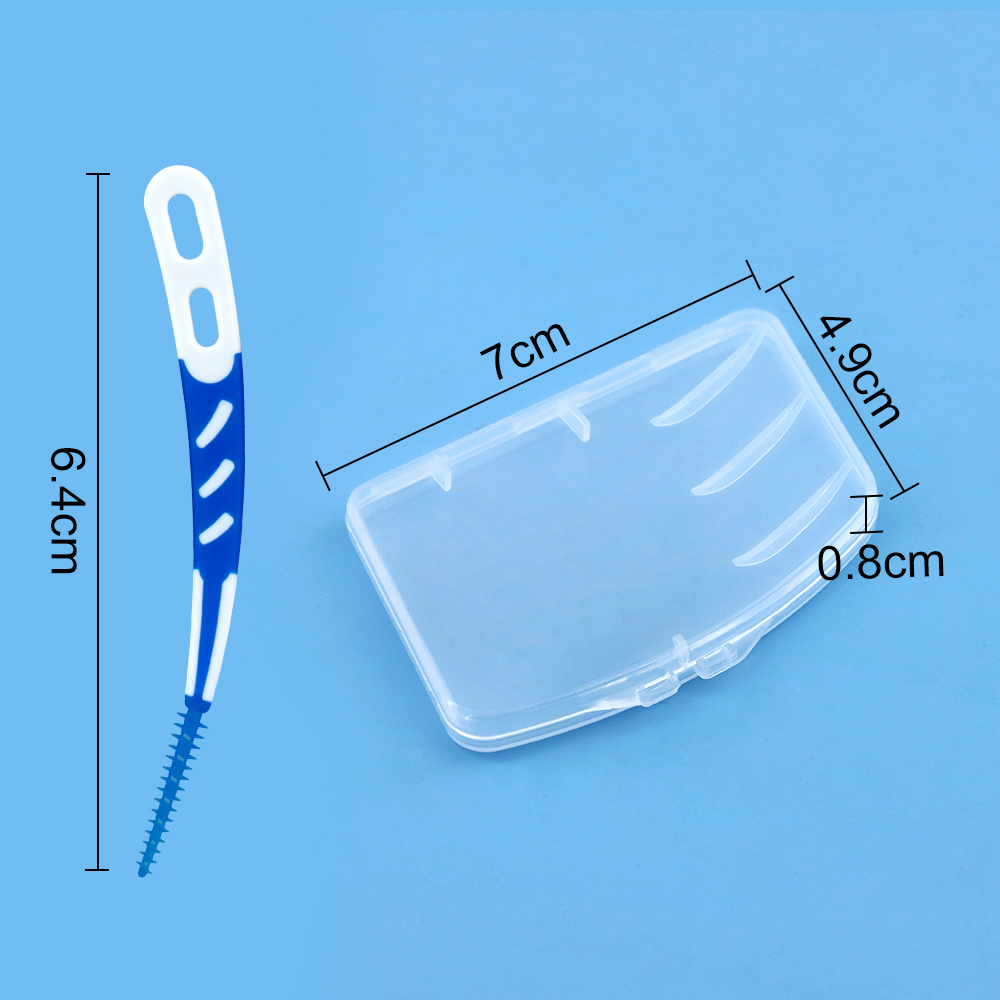 OEM/ODM Customizable Soft Silicone Interdental Brushes Wholesale Dental Picks for Oral Care