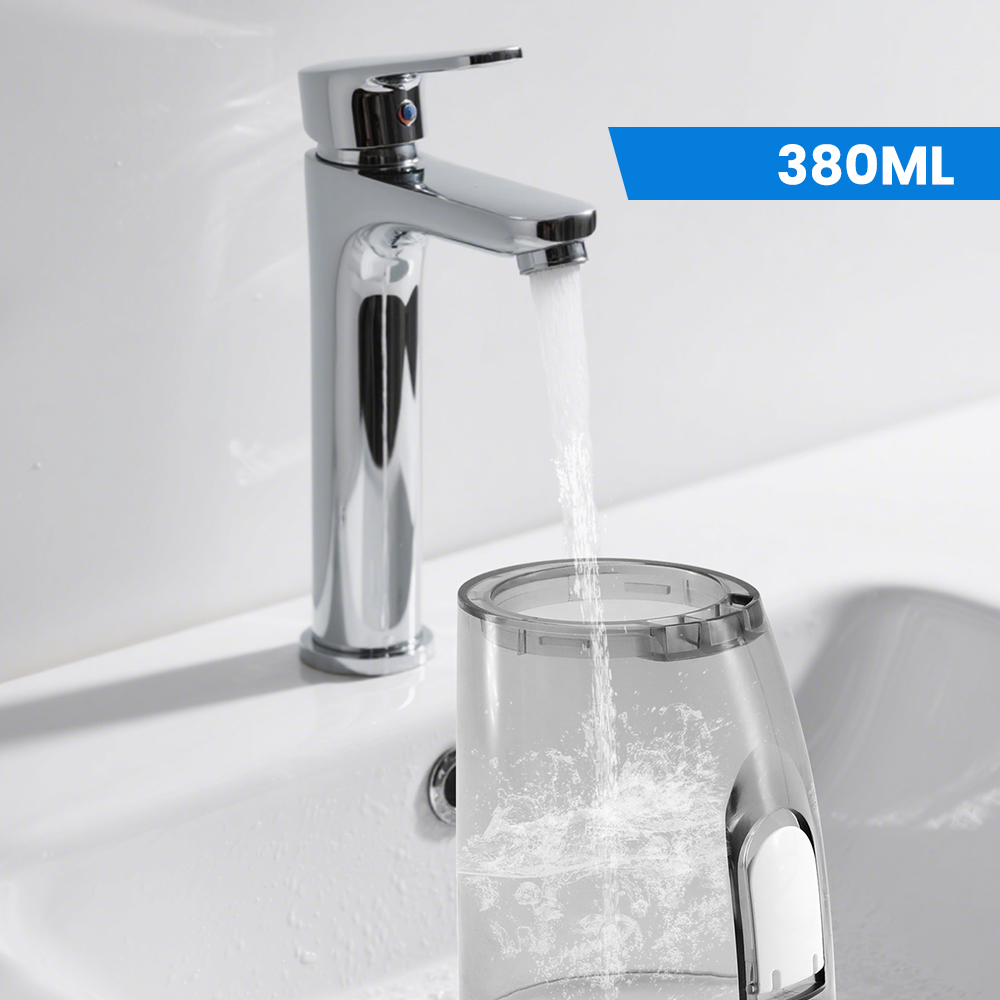 Professional Portable Water Flosser 380ml High Capacity Oral Irrigator with 4 Cleaning Modes