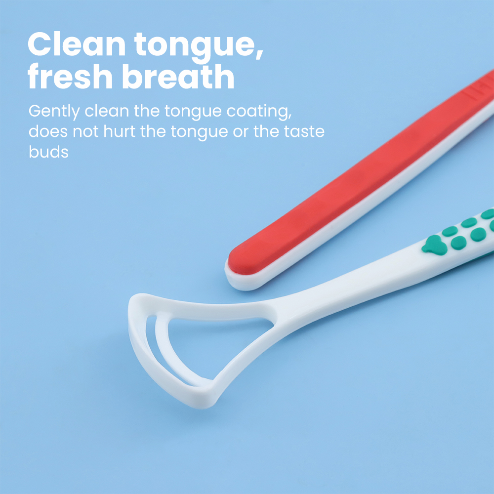 Plastic Tongue Scraping Tongue Coating Cleaner