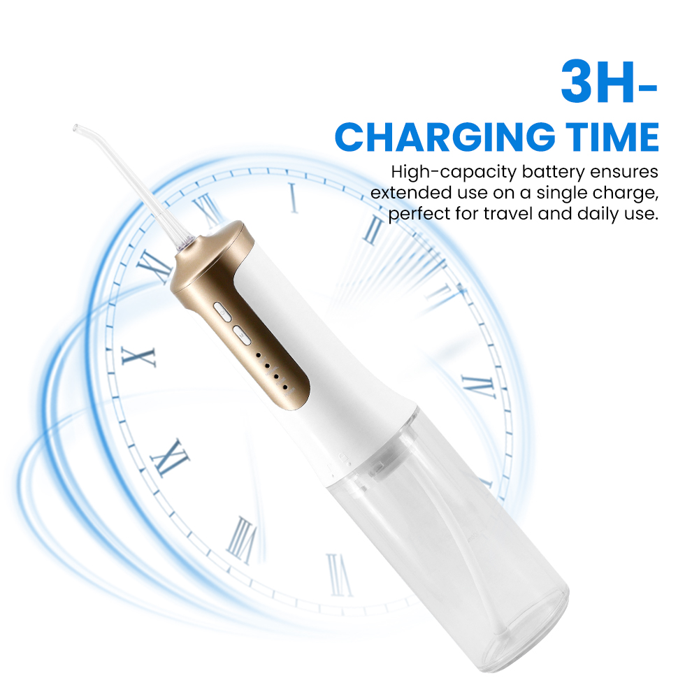Portable Cordless Oral Irrigator IPX7 Waterproof 3 Modes Water Flosser OEM Manufacturer