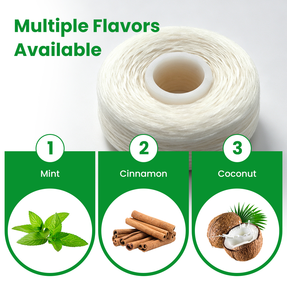 Fresh up Waxed Mint Nylon Dental Floss
