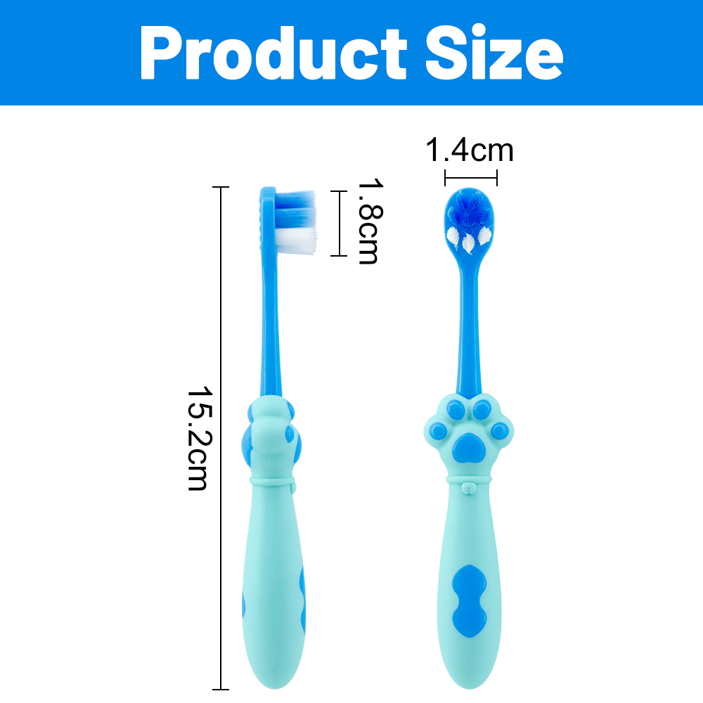 Factory Wholesale Kids Customized Cartoon Design Super Soft Bristle Child Toothbrush